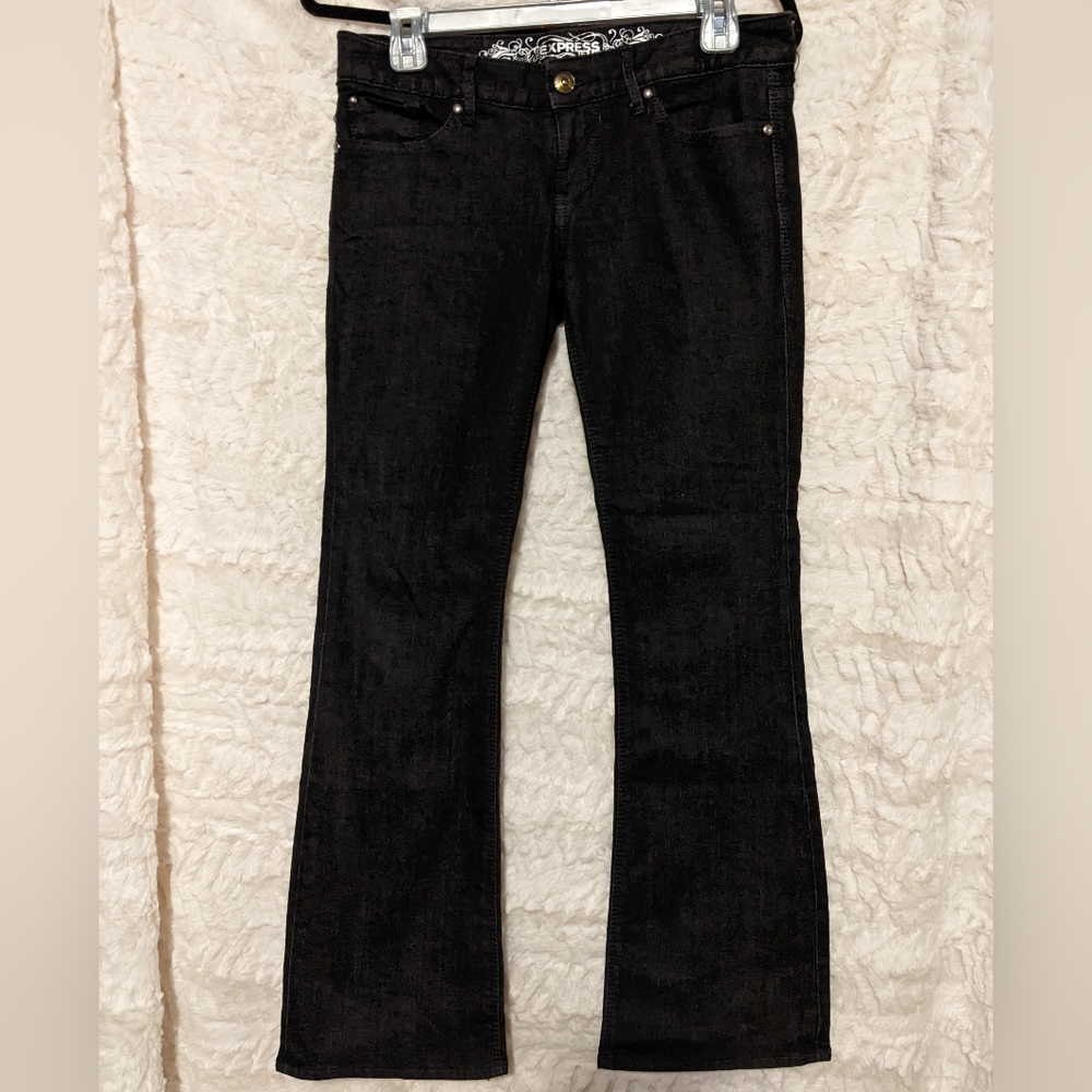 Express black jeans size 2 Boot Stella, regular fit, low rise. Like new